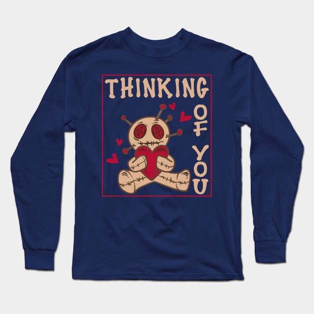 Thinking of You Long Sleeve T-Shirt by MZeeDesigns